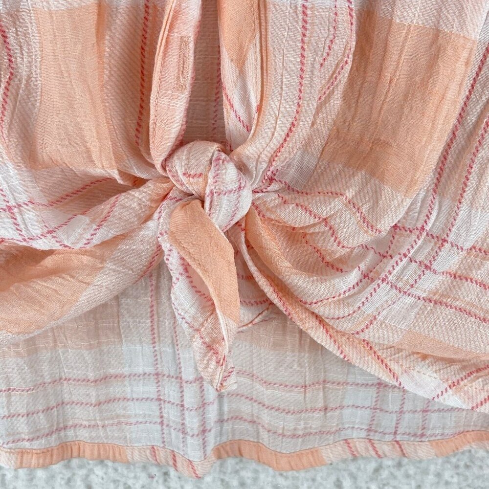 Torrid Plaid Pink Lindsay Drop Shoulder Button-Down Shirt Womens Plus Size 2X - Picture 10 of 16